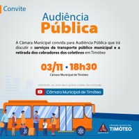 Câmara debate serviço de transporte público em Timóteo
