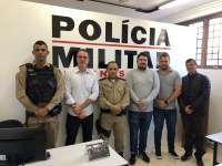 Câmara participa de inauguração de posto da PM