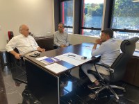 Presidente da Câmara recebe novo diretor da Rede InterTV